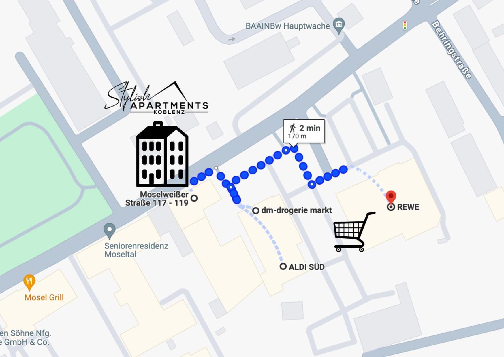 Special - Stadtnah, Balkon, Parkplatz, E-ladestation, Gitterbox Fuer Fahrraeder, Fitnessstudio Кобленц